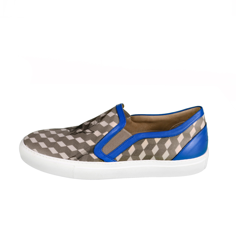 SLIP-ON Women Grey/Cobalto