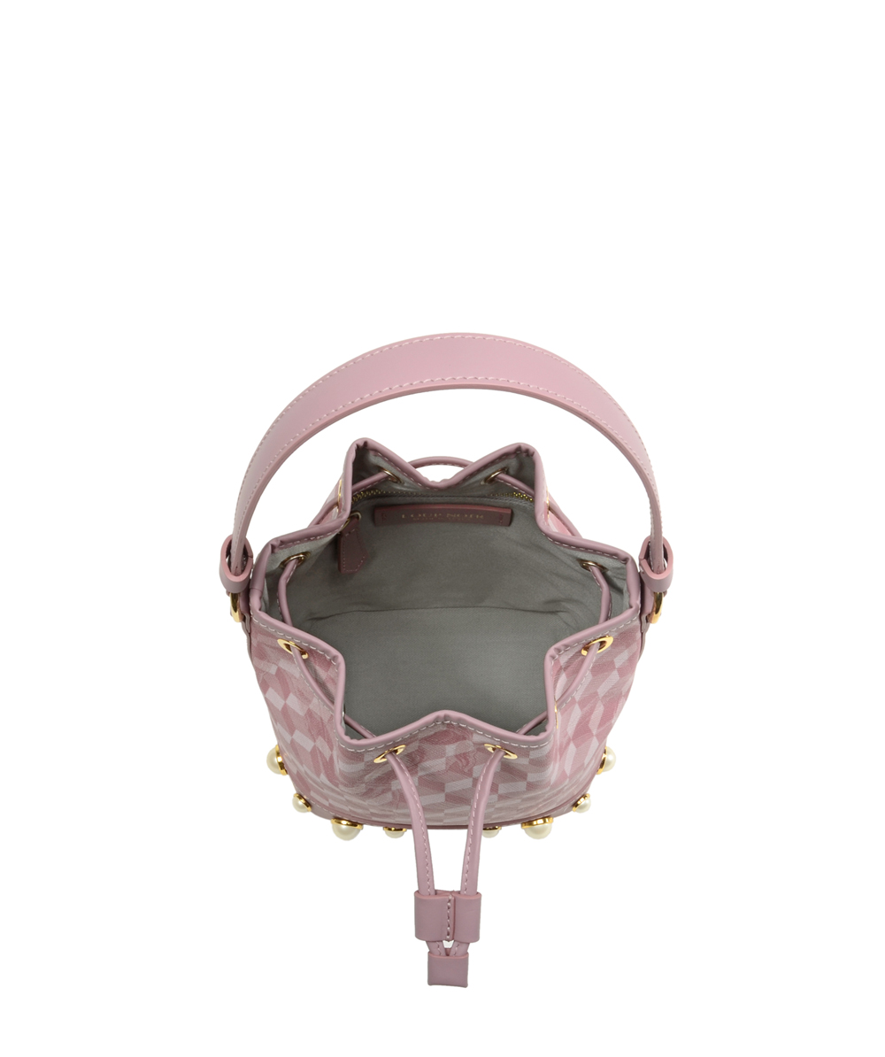 MINI BUCKET BAG PEARL Cheval Ash Rose - Image 3