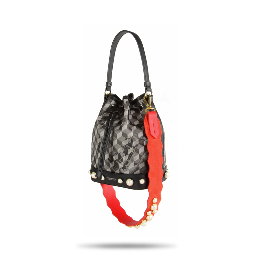 PEARL STRAP ( long ) Coral - Image 2