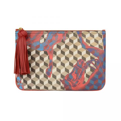 TASSEL POUCH Brown/Brandy