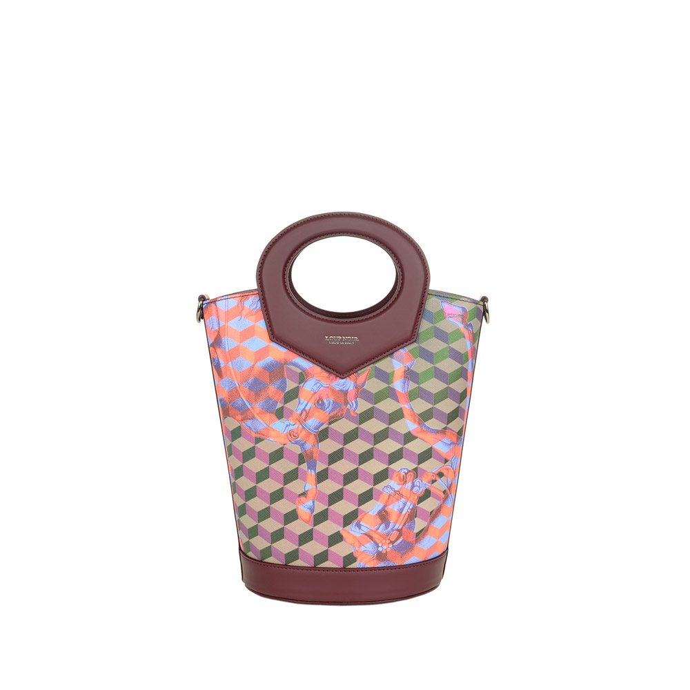 TUBO BAG MANIGLIA Bordeaux