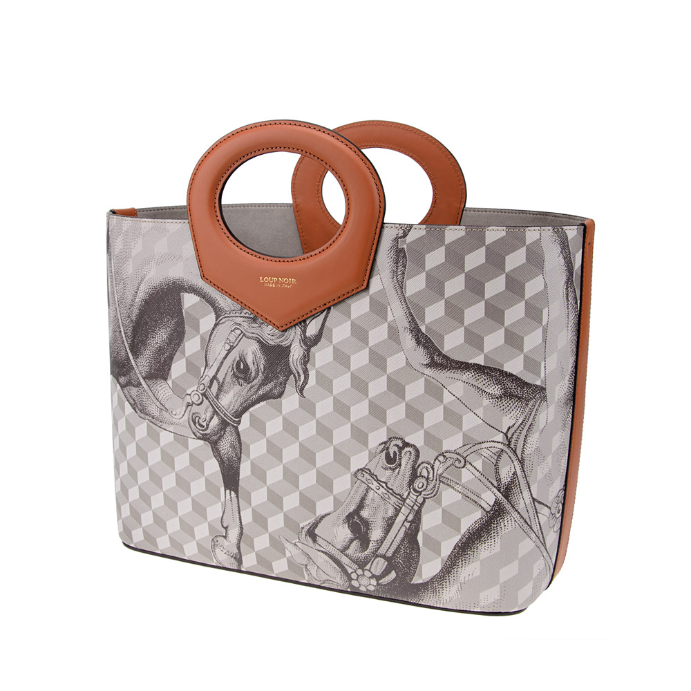 CAPRI SHOPPER Cheval Sand/Toffee - Image 2