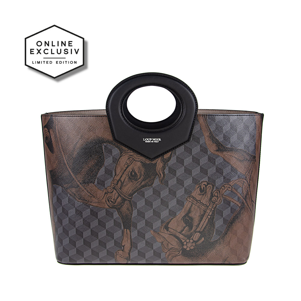 CAPRI SHOPPER Cheval Pirate Black