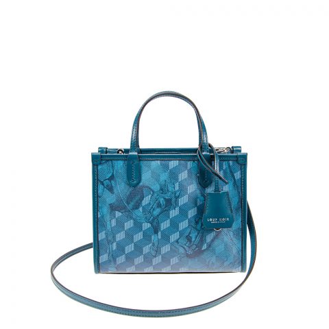 DEAUVILLE MINI SHOPPER Toile Petrol