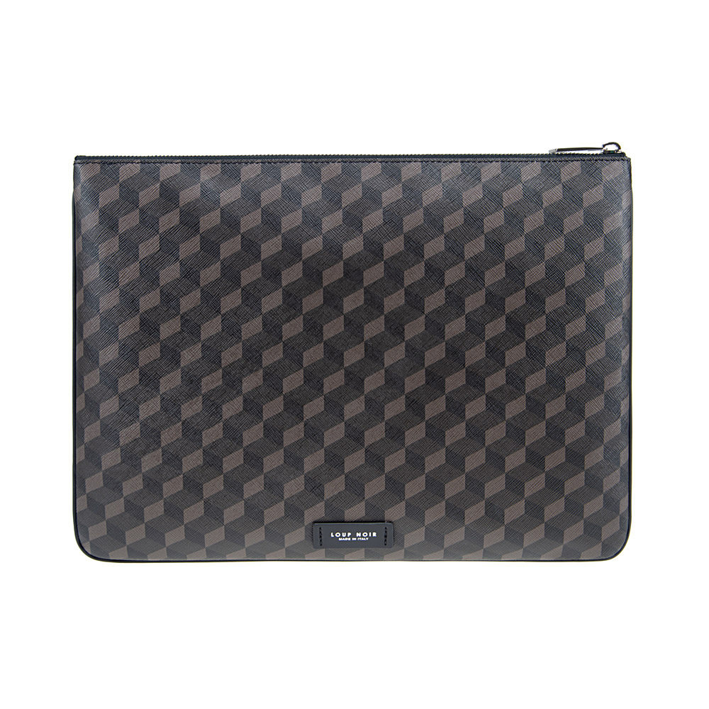 EVERY DAY POUCH LARGE Cheval Brown/Black - Image 4
