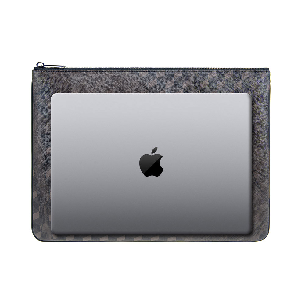 EVERY DAY POUCH LARGE Cheval Brown/Black - Image 3