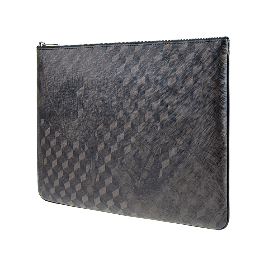 EVERY DAY POUCH LARGE Cheval Brown/Black - Image 2