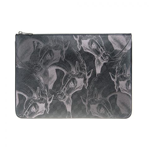 EVERY DAY POUCH LARGE Édition Chevaux Black