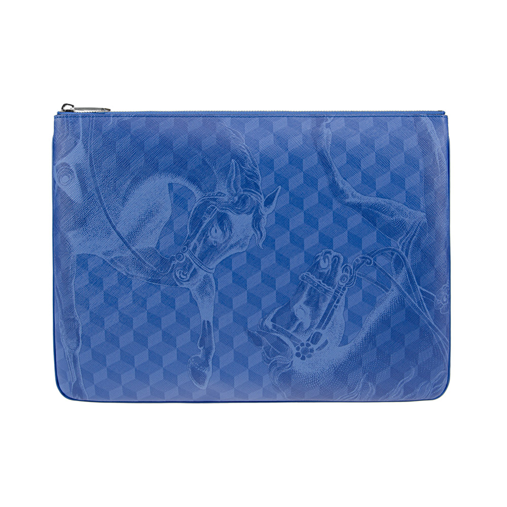 EVERY DAY POUCH LARGE Cheval Imperial Blue