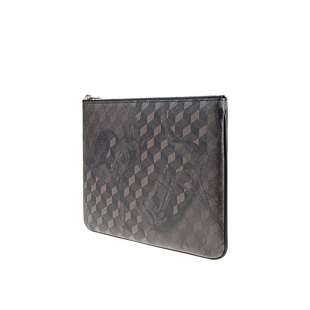EVERY DAY POUCH SMALL Cheval Brown/Black - Image 2