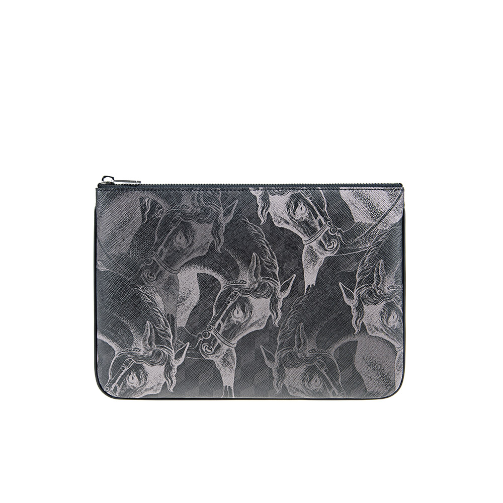 EVERY DAY POUCH SMALL Édition Chevaux Black