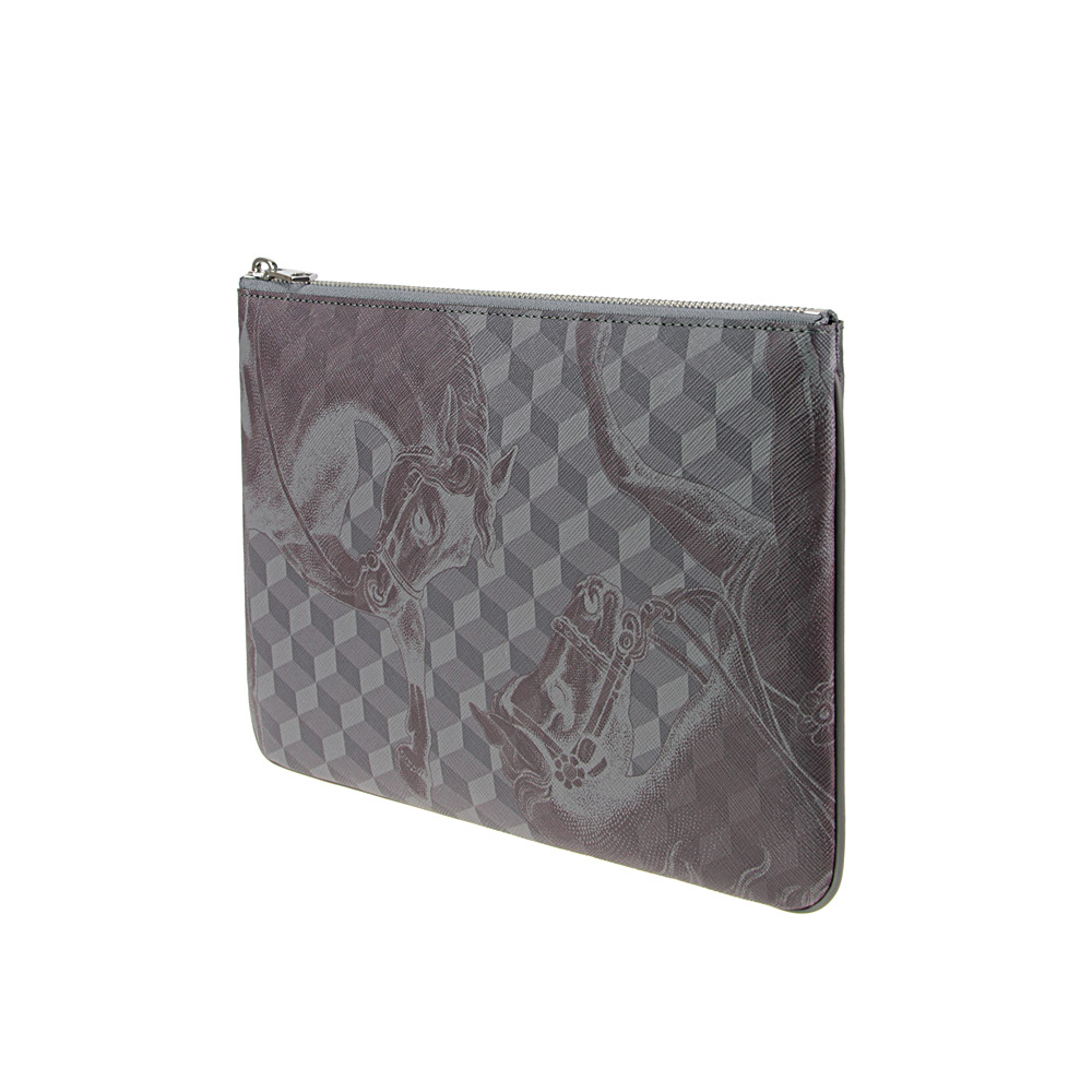 EVERY DAY POUCH SMALL Cheval Iron/Brown - Image 2
