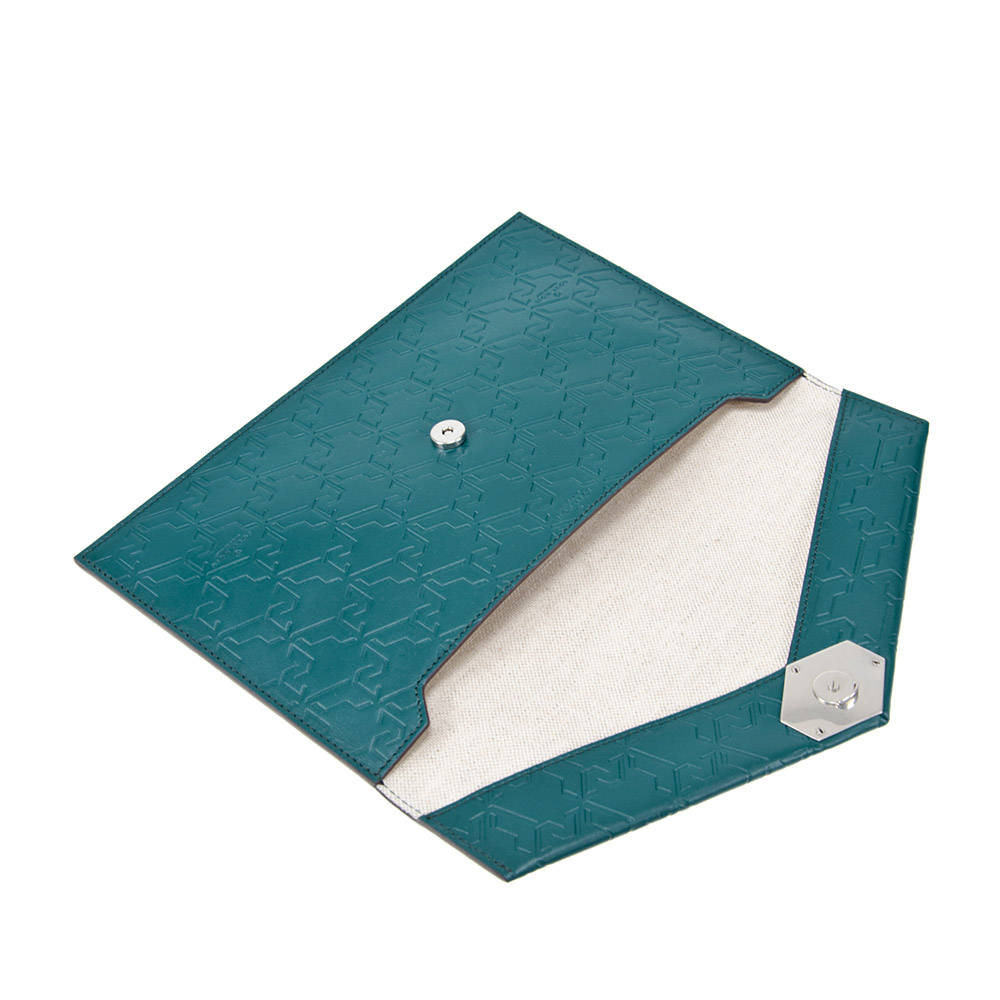 LETTERA POUCH Monogram Petrol - Image 2