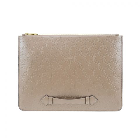 MAXI POUCH Monogram Almond