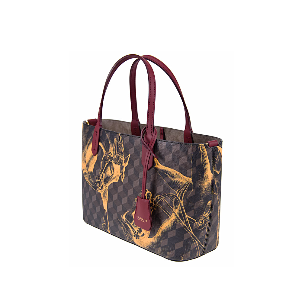 MINI SHOPPER Brown/Saffron - Image 3