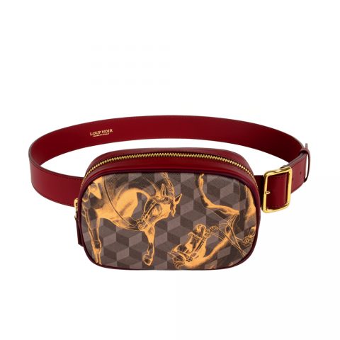 NAPOLI BAG CHEVAL Brown/Saffron