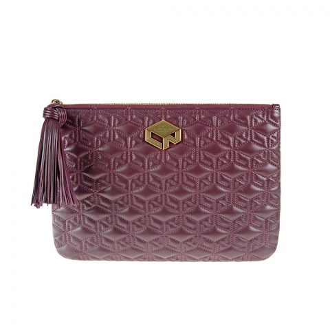 PIUMA POUCH Monogram Burgundy