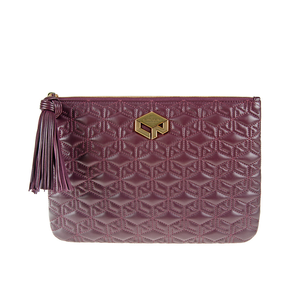 PIUMA POUCH Monogram Burgundy