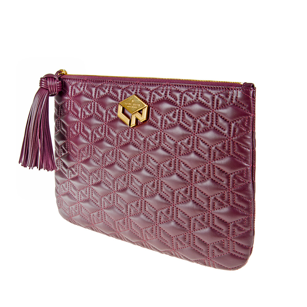 PIUMA POUCH Monogram Burgundy - Image 2