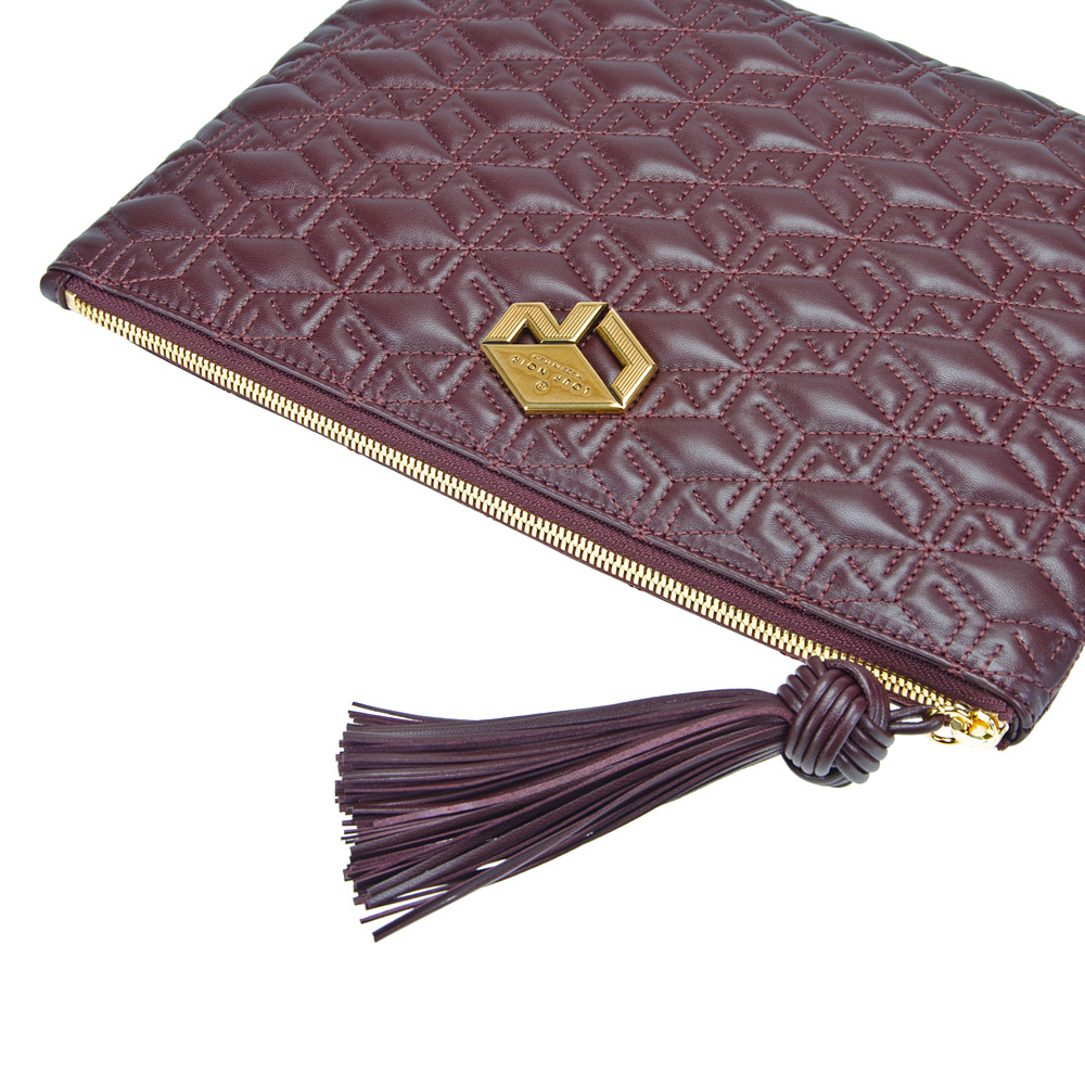 PIUMA POUCH Monogram Burgundy - Image 3