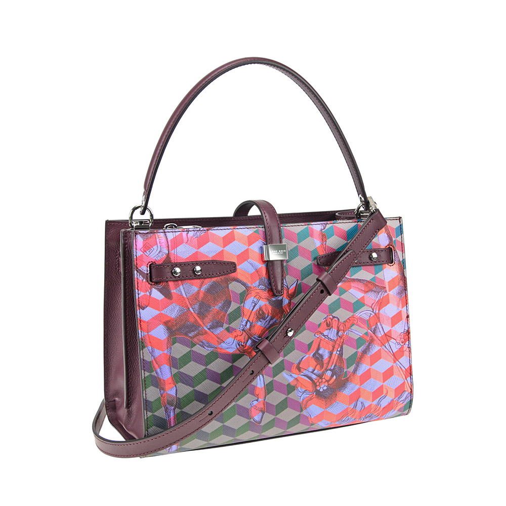 Roma Bag Cheval Bordeaux - Image 3