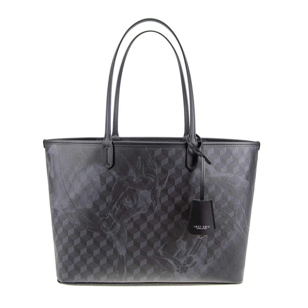 SHOPPER SMALL Cheval Deep Noir