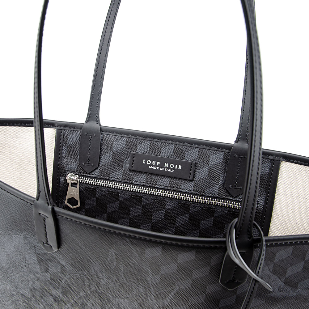 VELVET SHOPPER SMALL Deep Noir - Image 3