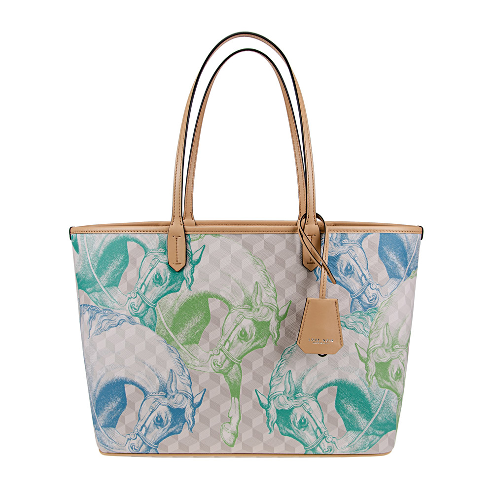SHOPPER SMALL Édition Chevaux Aqua