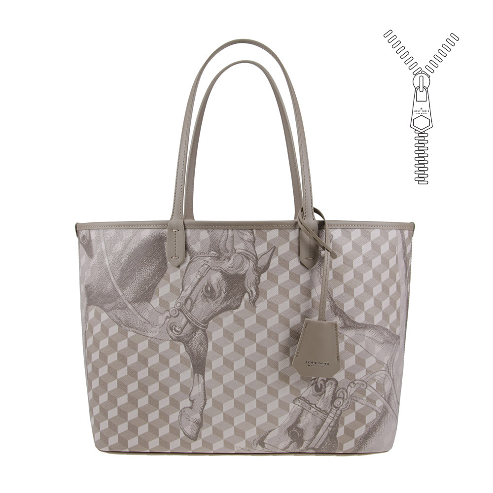 SHOPPER SMALL ZIP Cheval Sand
