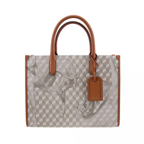 SPIAGGIA TOTE Cheval Sand/Toffee