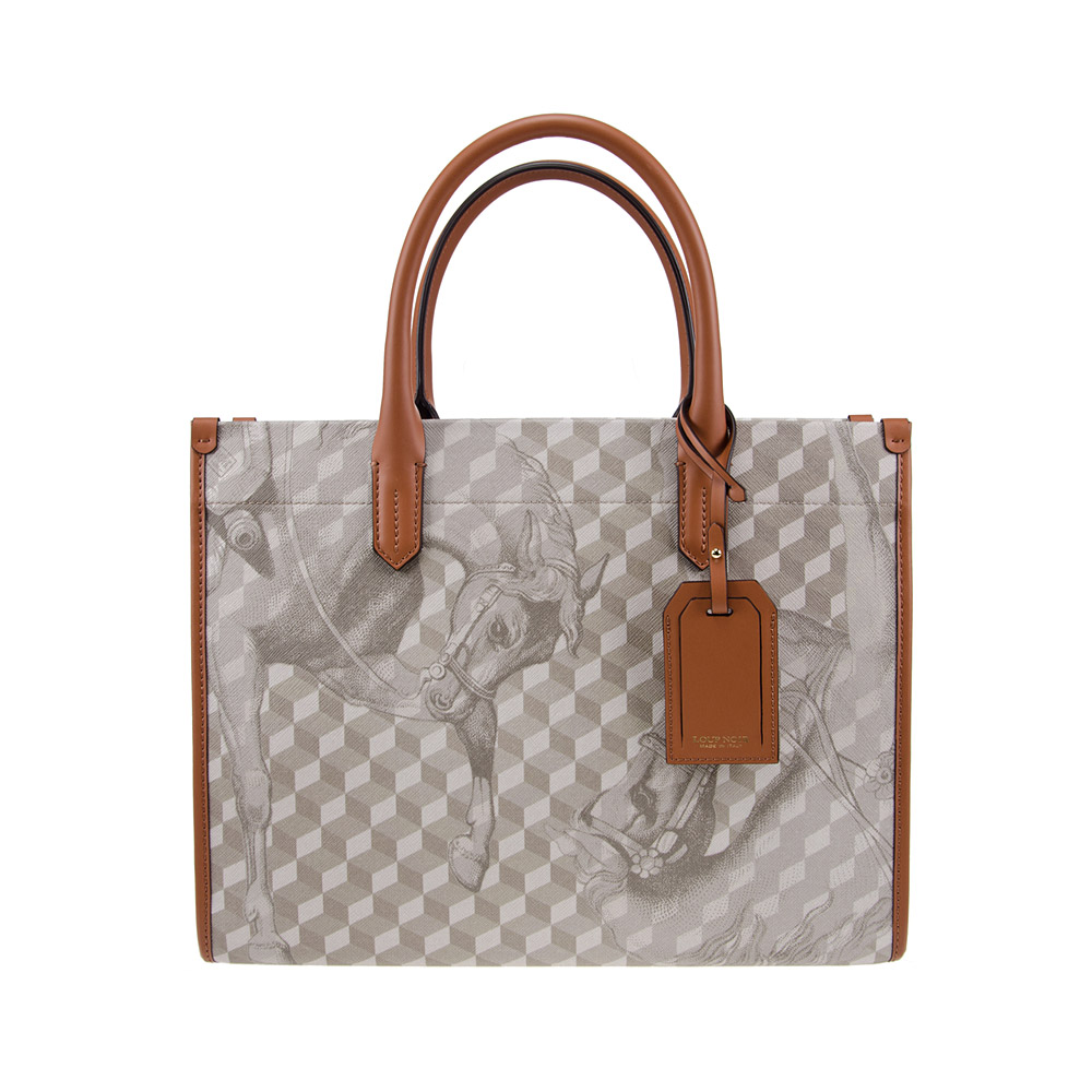 SPIAGGIA TOTE Cheval Sand/Toffee