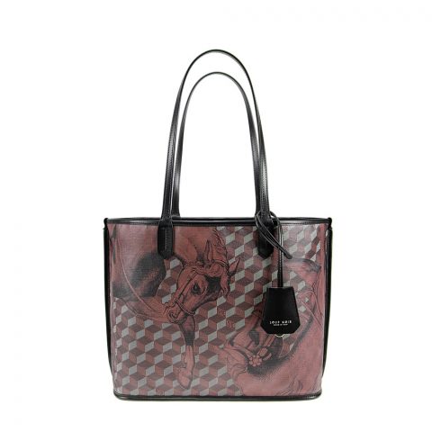 ST. TROPEZ XS SHOPPER Toile Chestnut/Black
