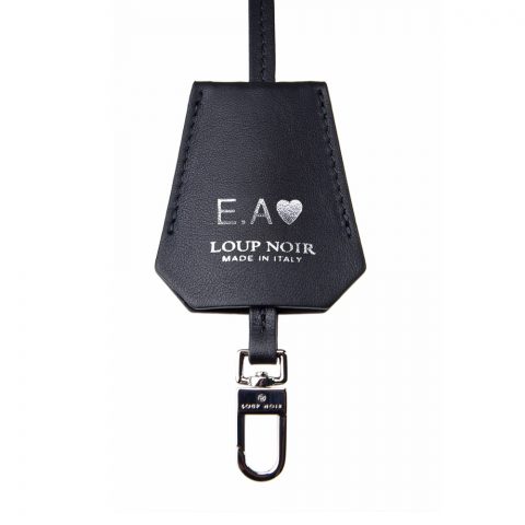 LEATHER TAG Black