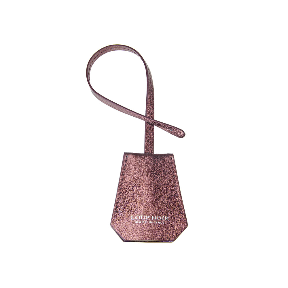 LEATHER TAG Bordeaux Metallic - Image 2