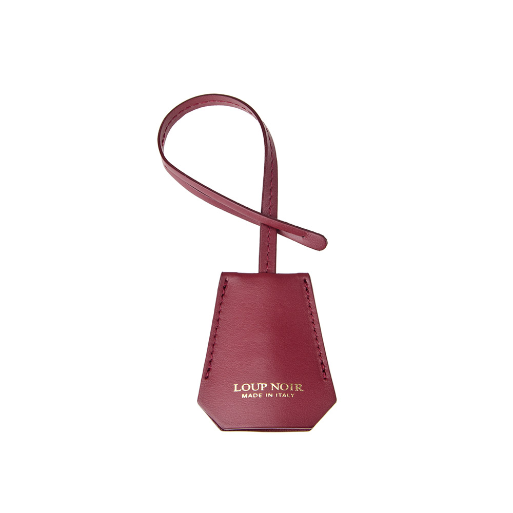 LEATHER TAG Burgundy - Image 2
