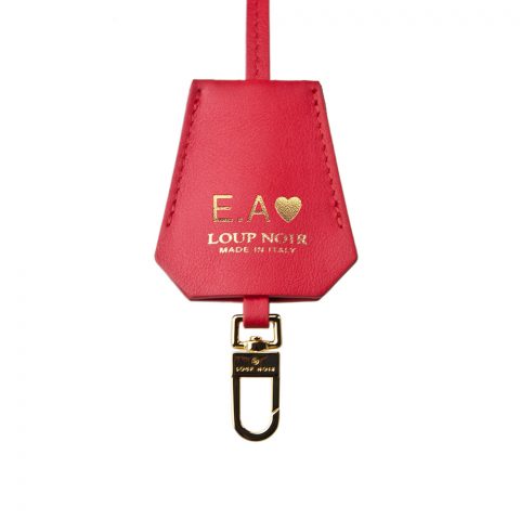 LEATHER TAG Coral