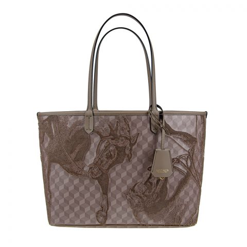 VELVET SHOPPER SMALL Almond